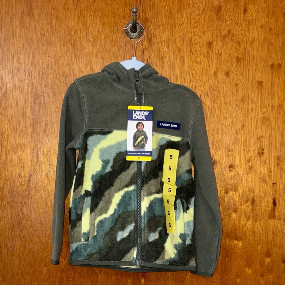 Lands’ End Kids Fleece Full Zip Jacket